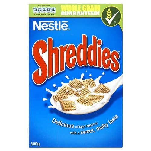 Shreddies Ready-to-Eat Breakfast Cereal 500 g (Pack of 5)