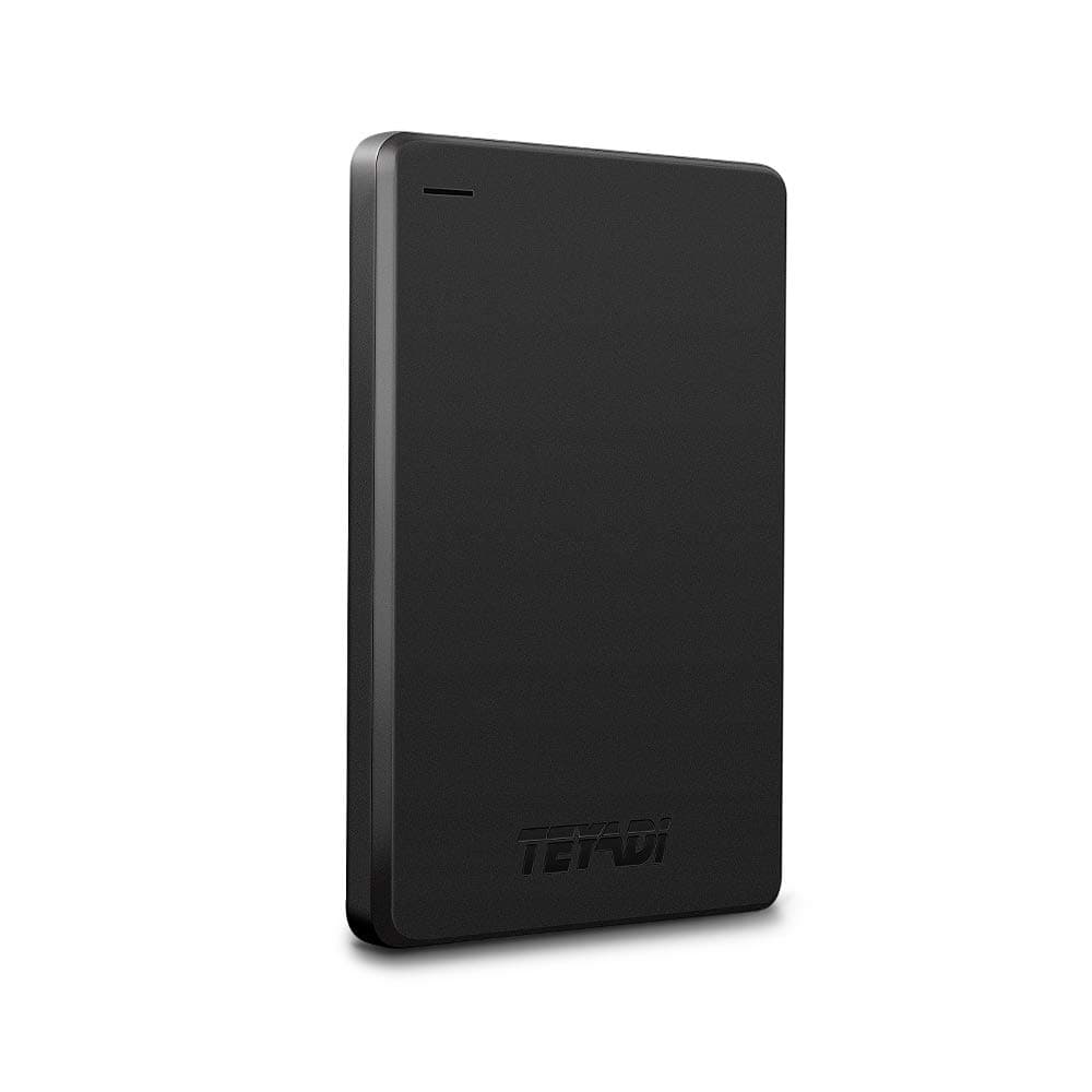 2.5" Ultra Slim Portable External Hard Drive 9mm USB3.0 HDD Storage (250GB, Black)