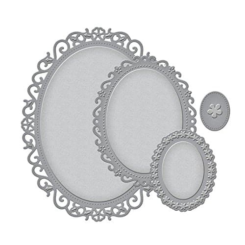 Spellbinders S4-356 Nestabilities Decorative Elements Floral Ovals Die Templates