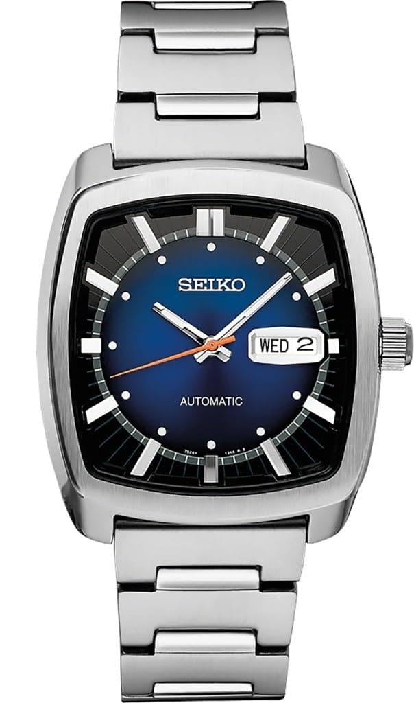 Seiko Men's SNKP23 RECRAFT Analog Display Automatic Silver Watch