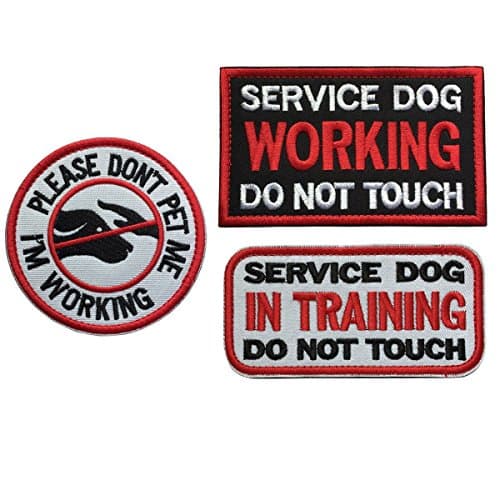 GrayCell Military Morale Service Dog Patch for Pet Tactical K9 Service Harness Vest