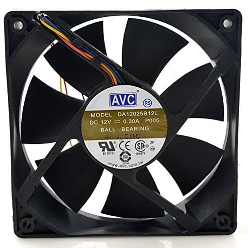 AVC DA12025B12L P005 12V 0.3A 12cm 12025 4pin PWM Cooling Fan