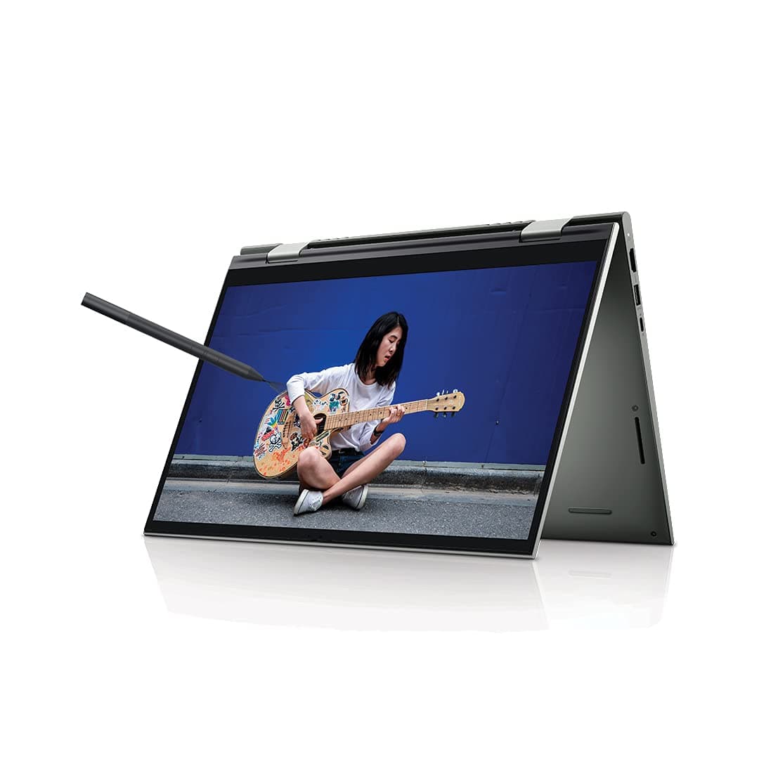 Dell Inspiron 7415 AMD R5 5500U 14 inches(35cm) FHD Touch Display 2 in 1 Business Laptop (8GB/512GB SSD/Intel Integrated Graphics/Win 10 + MSO/Backlit KB + FPR + Active Pen/Pebble Metal Color, 1.5kg)