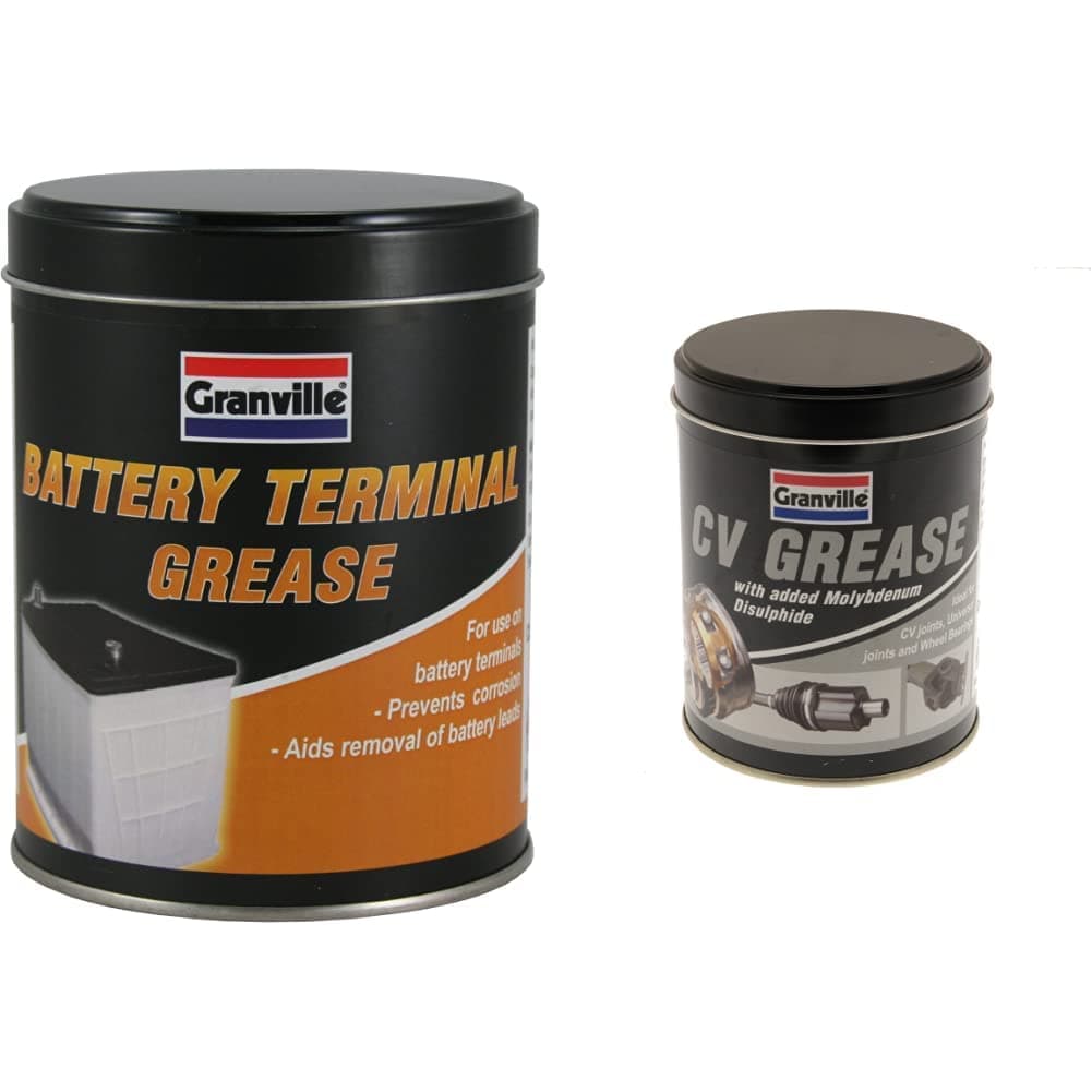 Granville 0381A Battery Terminal Grease, 500 g & 0168A 500g CV Grease