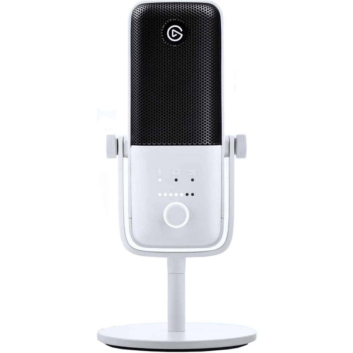 Wave:3 White - Premium Studio Quality USB Condenser Microphone for Streaming, Podcast, Gaming and Home Office, Free Mixer Software, Anti-Distortion, Plug ’n Play, for Mac, PC