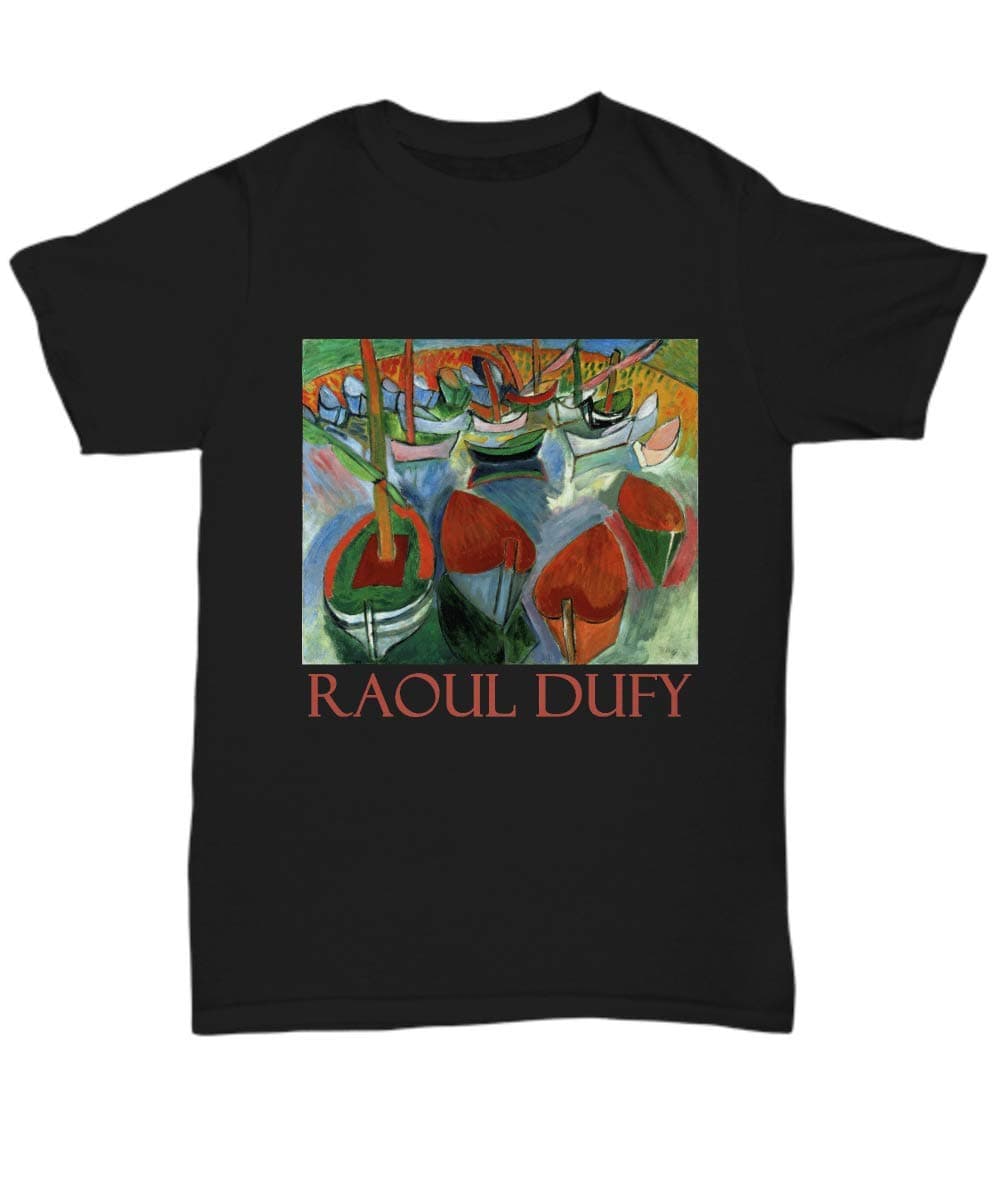 Navamark Boats at Martigues (1908) by Raoul Dufy - Unisex Tee