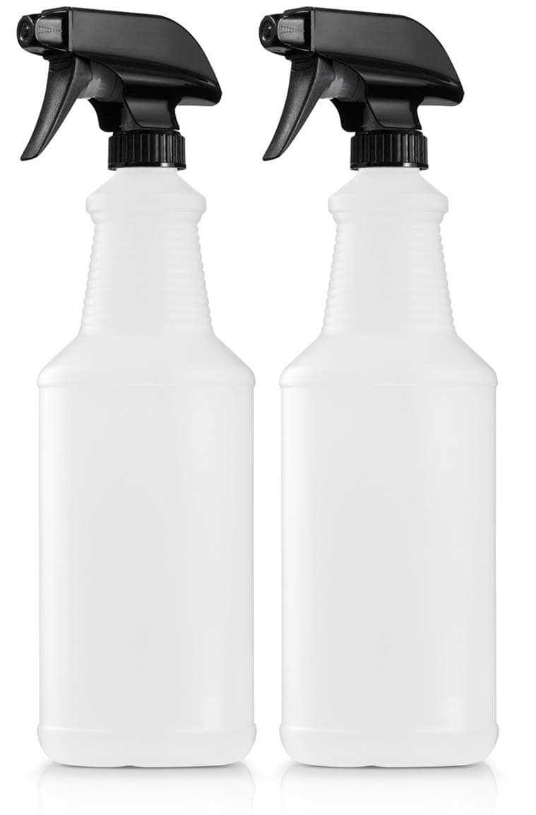 Bar5F Plastic Spray Bottles, 32 ounce, HDPE, All Purpose, N7 Sprayer - SPRAY/STREAM/OFF, Pack of 2