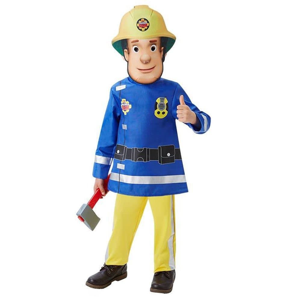 Rubie's Official Fireman Sam Childs Costume, Kids Fancy Dress