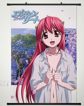 Home Decor Anime Elfen Lied Lucy / Nyu Wall Scroll Poster 23.6 X 35.4 Inches-002