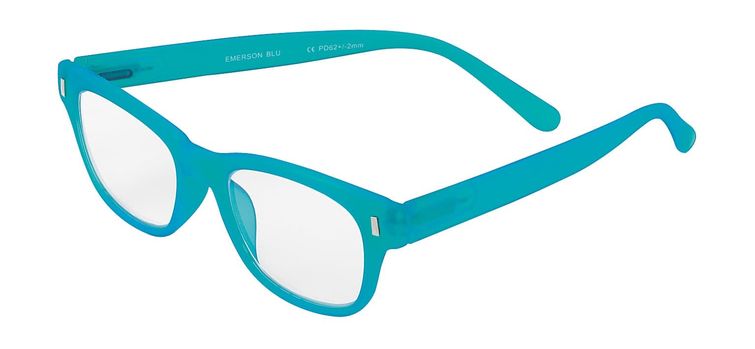 SIGHT STATION Plus 3.50 Blue Matte Emerson Reading Glasses