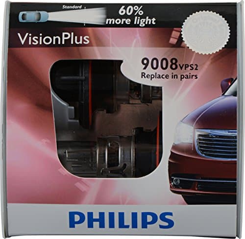 H13 9008 VisionPlus Replacement Bulb, (Pack of 2)