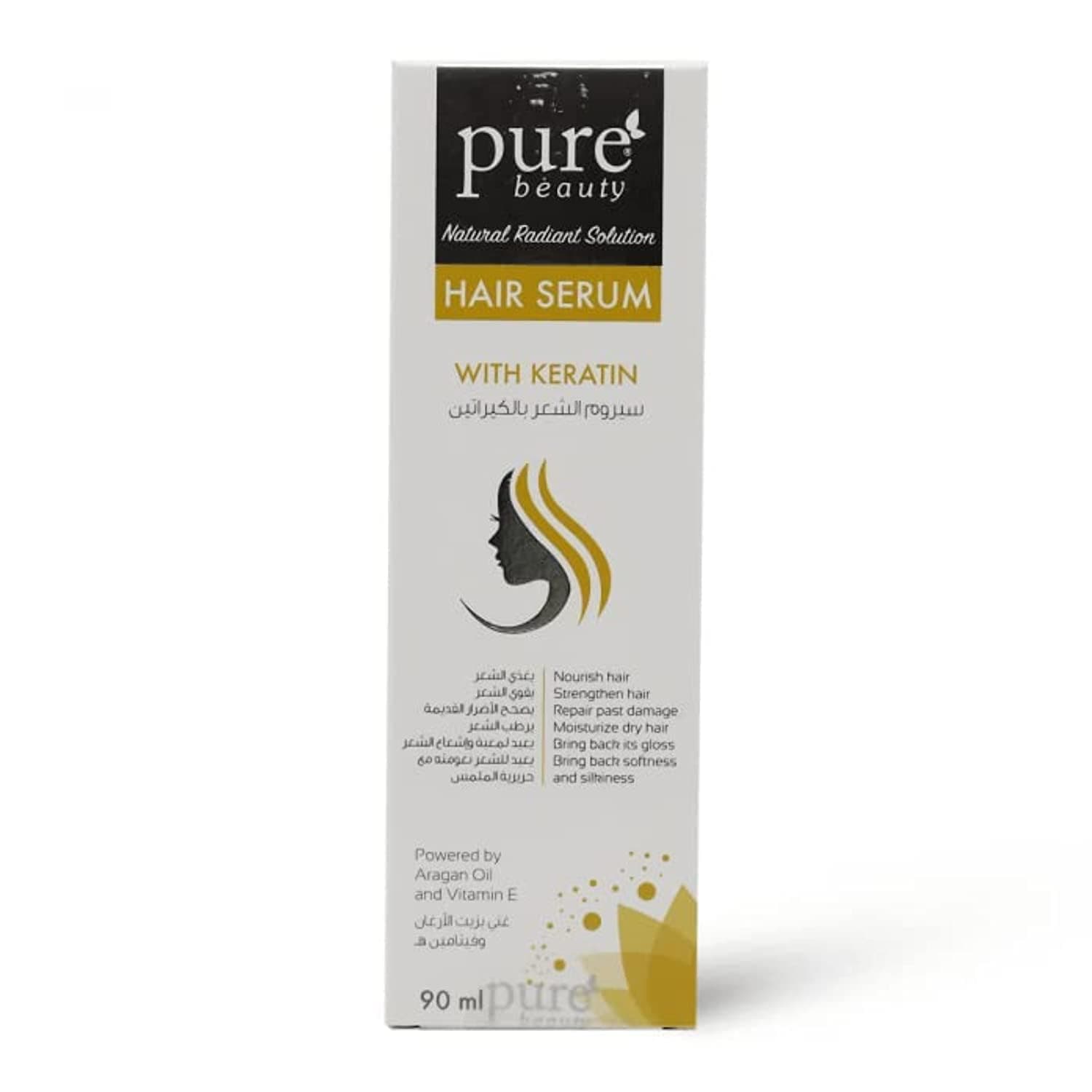 Pure beauty hair Serum with Keratin - 90 ml