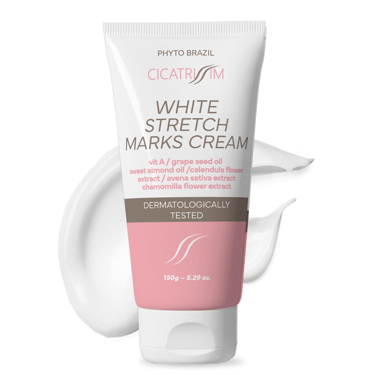 Cicatrissim White Stretch Mark Fade and Removal Cream - Innovative Formula With Pure and Powerful Natural Ingredients From Brazilian Flora - For All Skin Types.