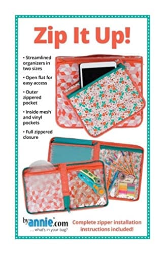 by AnnieSewing Pattern Zip It Up Organiser