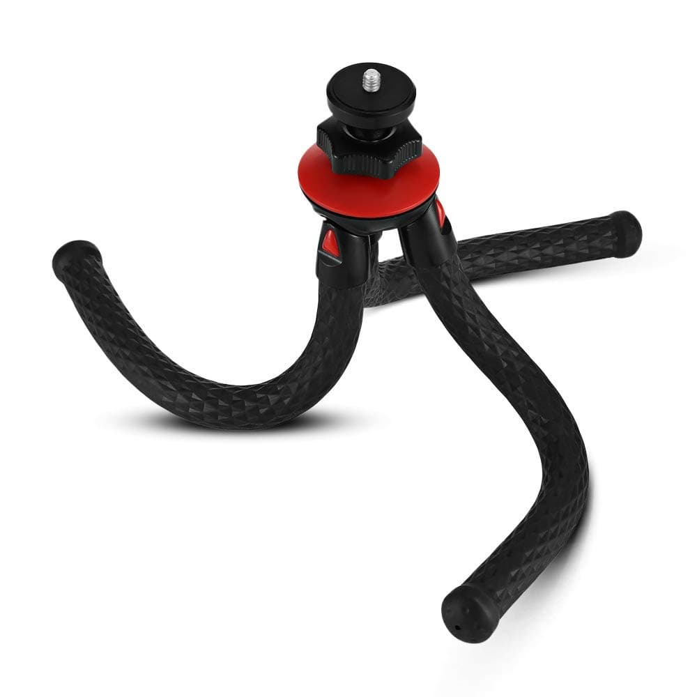 zhang-hongjun,Octopus Camera Tripod With Bluetooth Remote Control For Camera (color:BLACK)