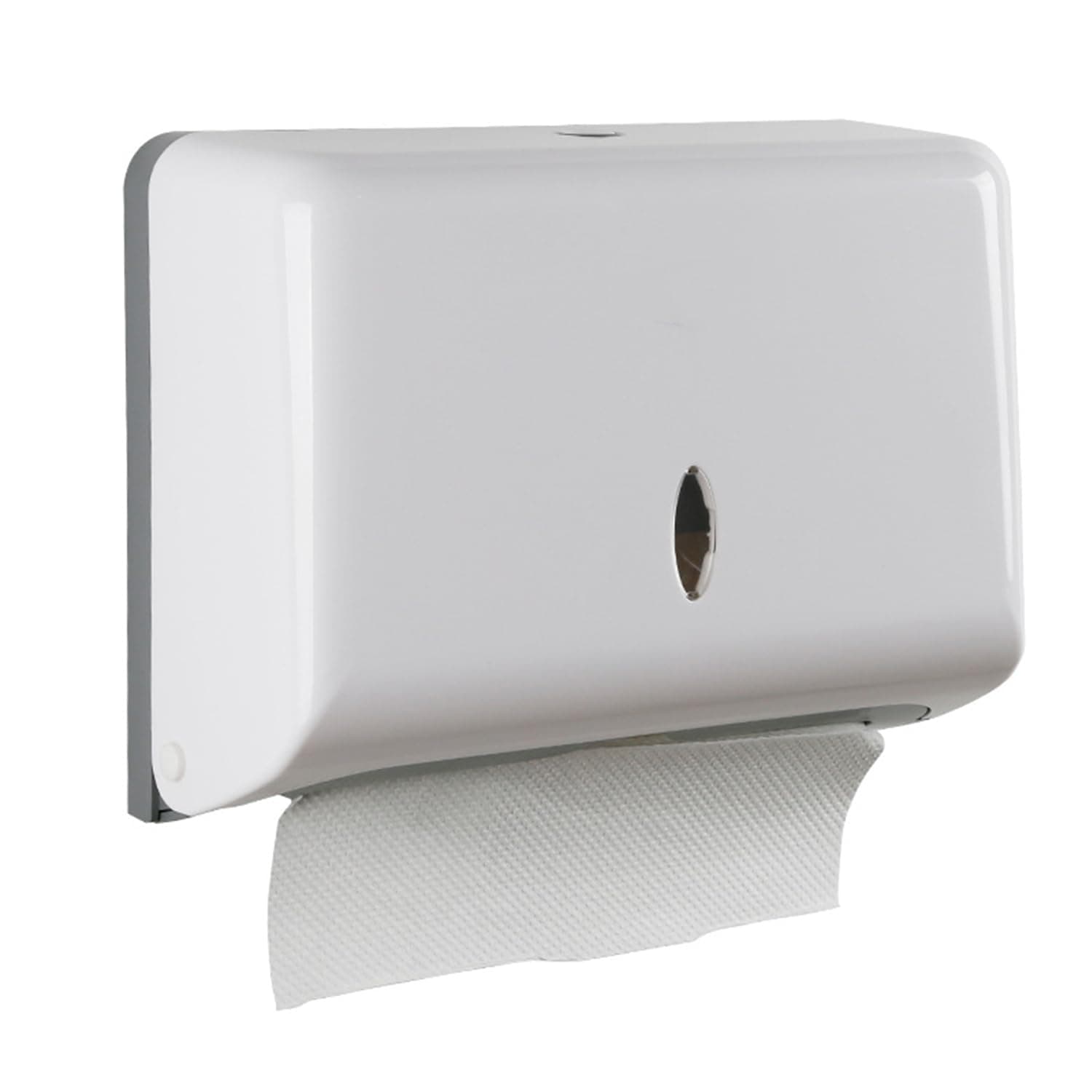 AIFUSI Paper Towel Dispensers, Wall Mount Commercial Toilet Tissue Dispensers Paper Towel Holder C-Fold/Multifold Paper Towel Dispenser for Bathroom, Kitchen(White)