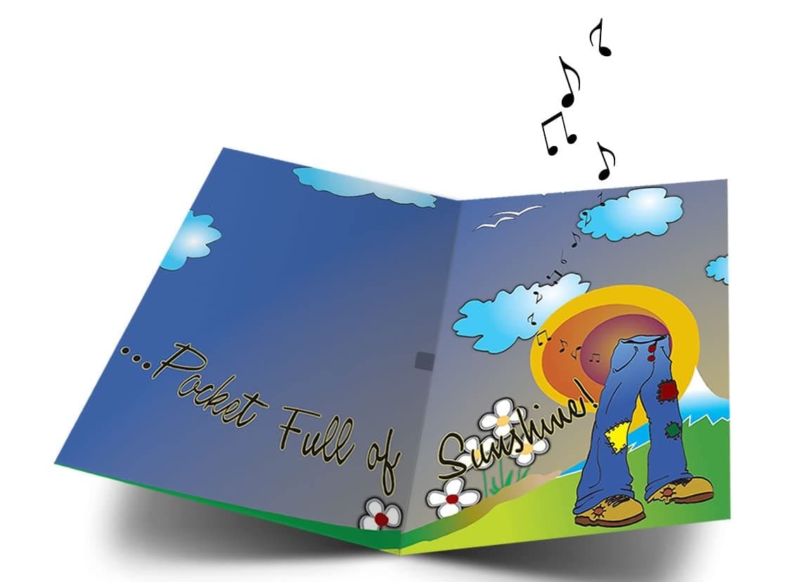 Easy A Pocketful of Sunshine Musical Greeting Card - Emma Stone Movie