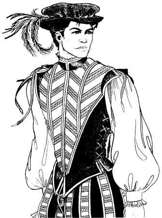 Easy Elizabethan Doublet Pattern