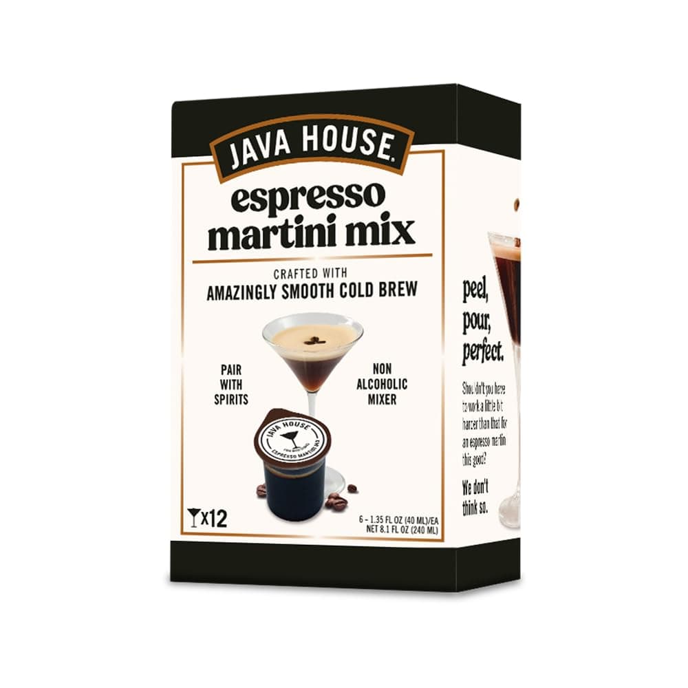 Cold Brew Espresso Martini Mix, Ready to Use Liquid Coffee Concentrate Pods – 1.35 Fluid Ounces Each (Pack of 6, makes 12 cocktails)