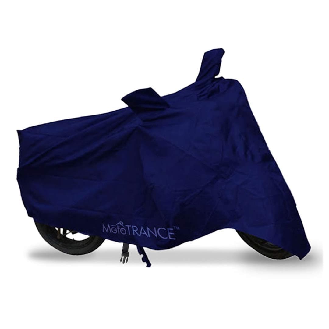 Mototrance Weather Protection Bike Cover for Honda CB Shine SP (Blue)