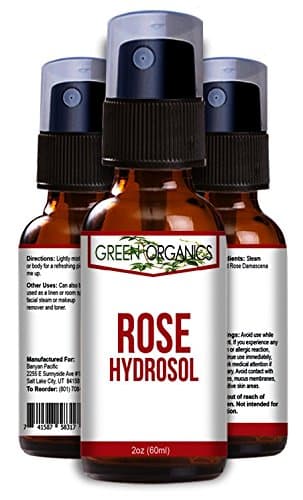 Pure Rose Hydrosol (Rosewater) - Filled with Natural Antioxidants & Skin-Loving Vitamins A & C. Hydrates, Tones, and Rejuvenates Tired Skin. - 2 oz