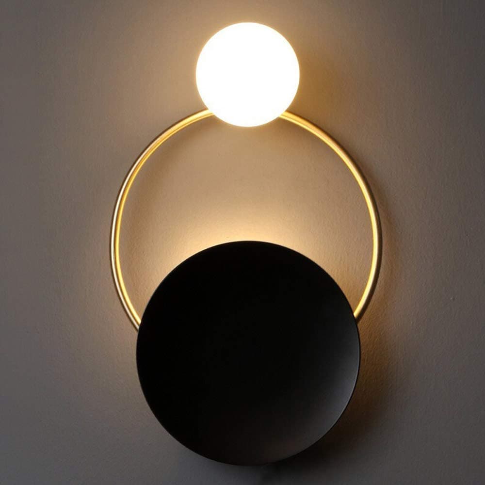 Wall Lantern Wall Spotlight Bedside Lamp LED Wall Light Modern Warm White Sphere Wall Lamp Indoor Round Creative Decorative Design Bed Lamp Living Room Lamp Simplicity for Kids Room Hallway Office Stu