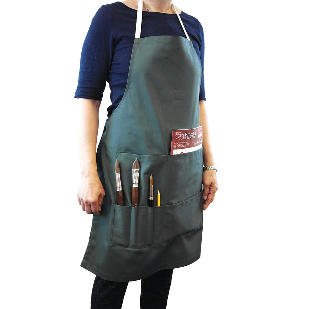 Ken Bromley Green Artist Apron