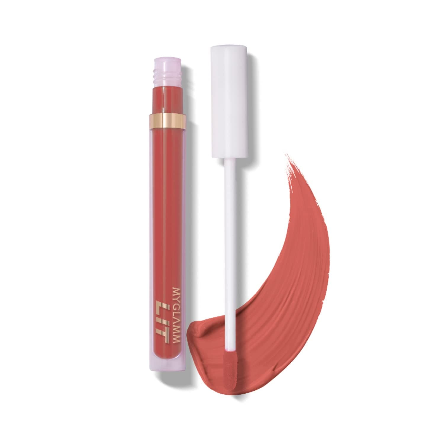 MyGlamm LIT Liquid Matte Lipstick (Swinger), 4.54 g - Moringa Oil Enriched & Vegan