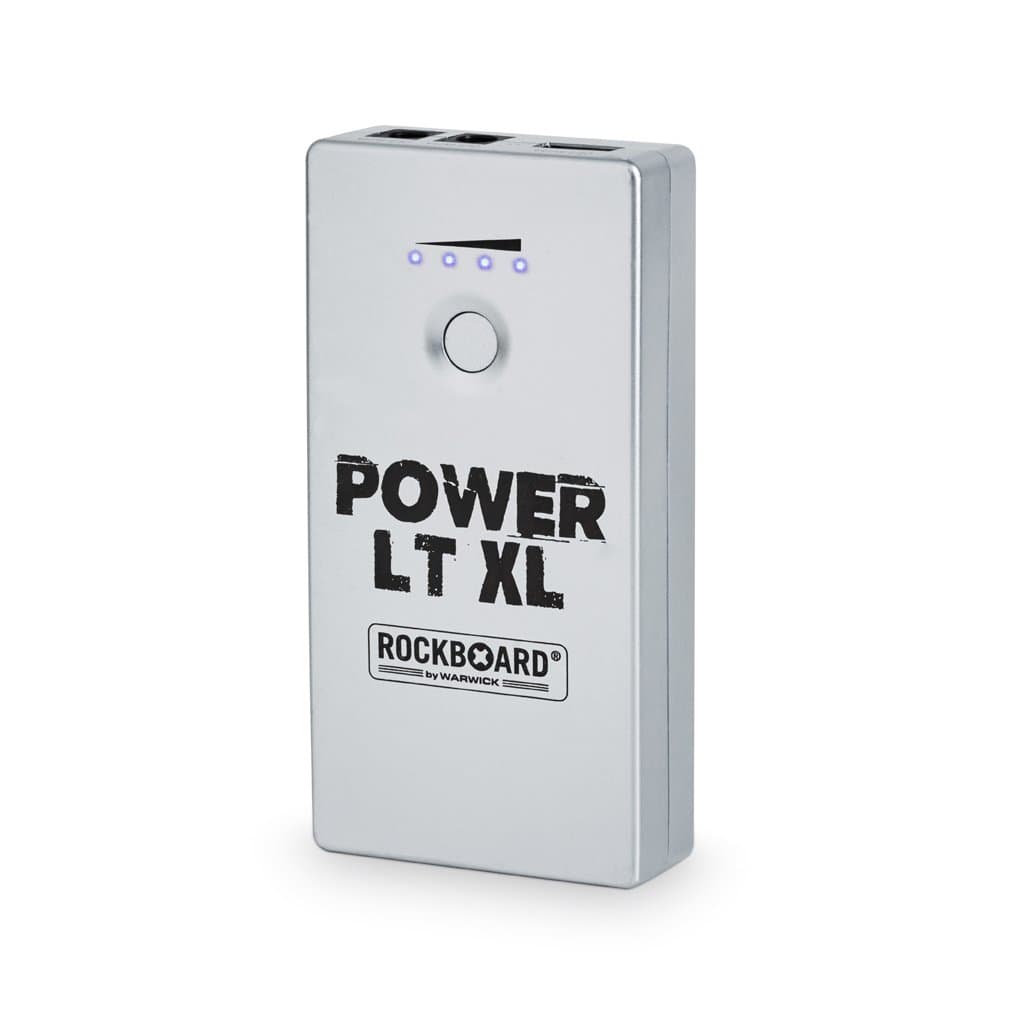 Rockboard Power RBO LT XL Rechargeable Power Supply for Guitar Effects (Silver)