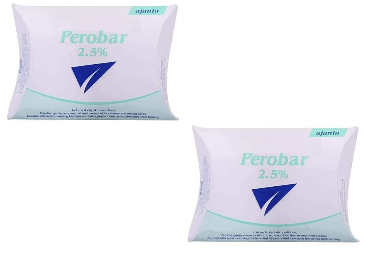 Perobar 2.5% Cleansing Bar 75Gm[ Pack Of 2