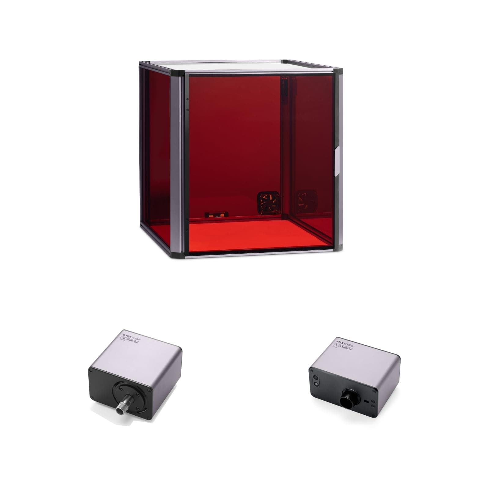 3 in 1 Addons for Artisan 3D Printer Including Artisan Enclosure,10W Laser Module,200W CNC Module (Standard 3-in-1 Addons for Artisan 3DP)