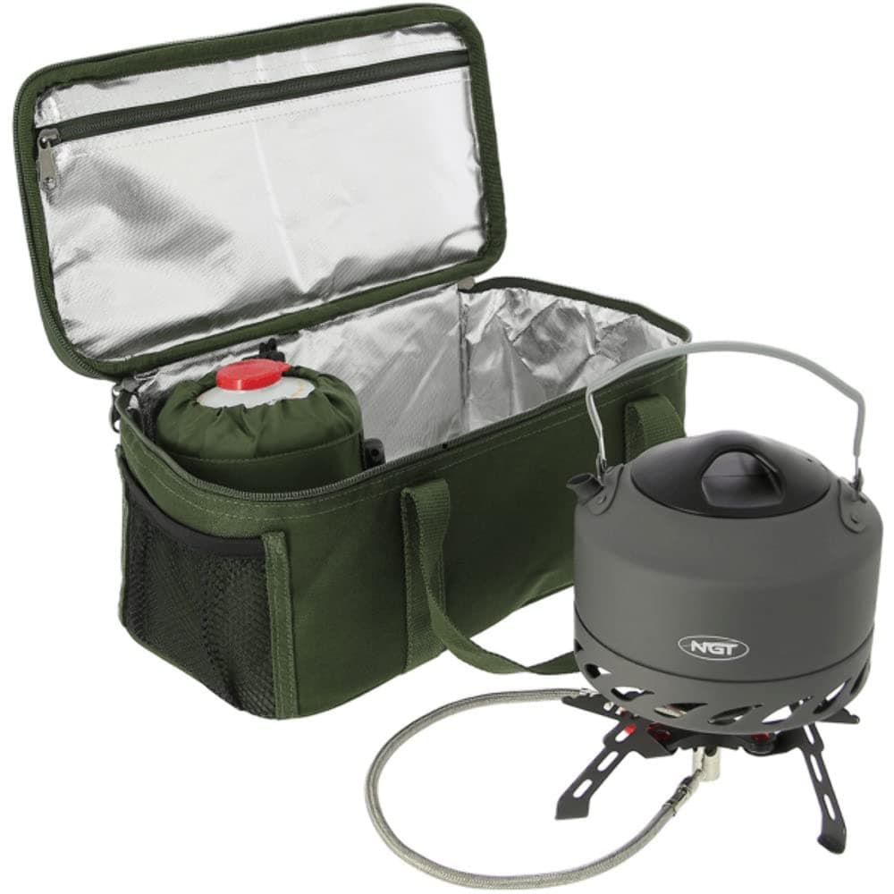 Brew Tea Kit Accessory Camping Bag For Stove Cooking Equipment Carp Fishing Tackle