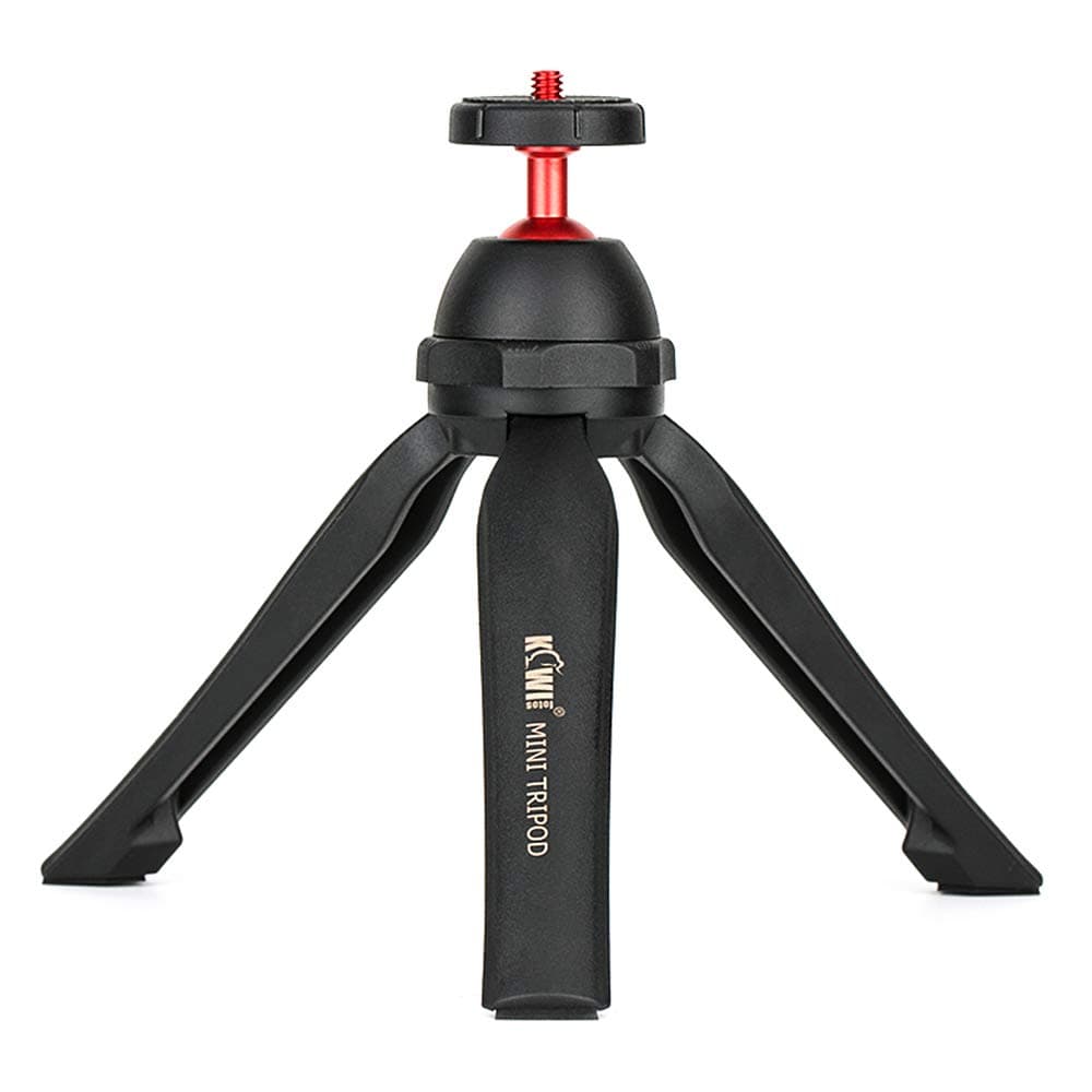 KIWIFOTOS Mini Camera Tabletop Tripod Handgrip Compatible with Leica D-Lux8, Sony ZV-1F ZV-1II RX100 Series, M50 M6II, Panasonic S9, Zoom H6, DJI Osmo Pocket & Compact Mirrorless Entry-level Camera