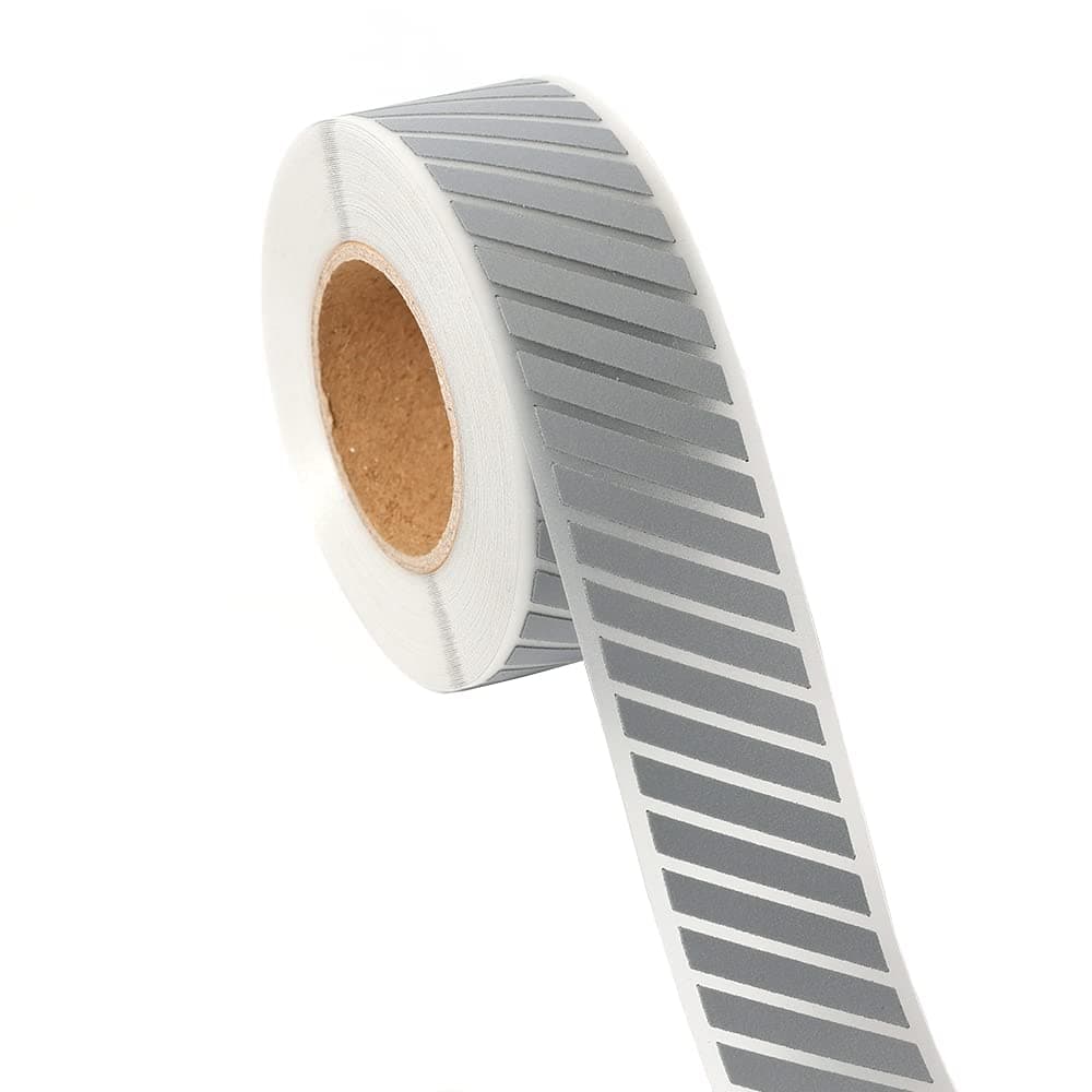 High Visibility Iron On Silver Reflective Heat Transfer Vinyl Tape for Clothing Stripe (1 Inch x 10 Yard)