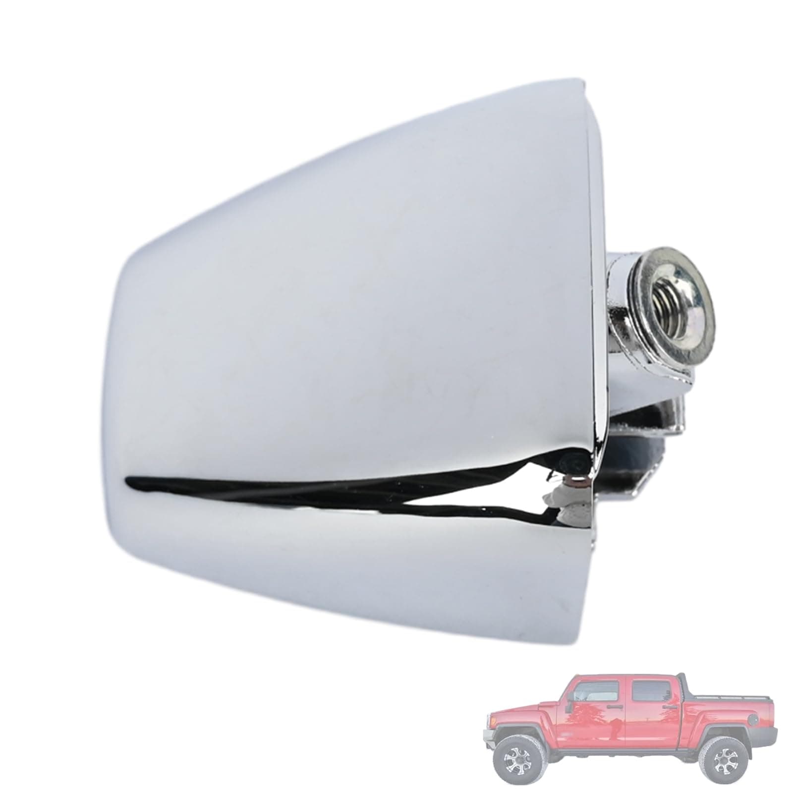 Getfarway Front Or Rear Exterior Door Handle End Cap Chrome Compatible with 2006-2010 Hummer H3 H3T 15932907