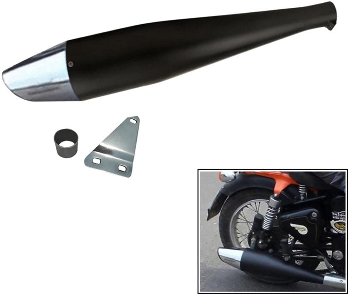 Jbriderz Royal Enfield Super Thunderbird Full Exhaust System (Mild Steel)