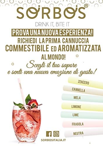 Sorbos Edible Straws 50 Straws (Canella)