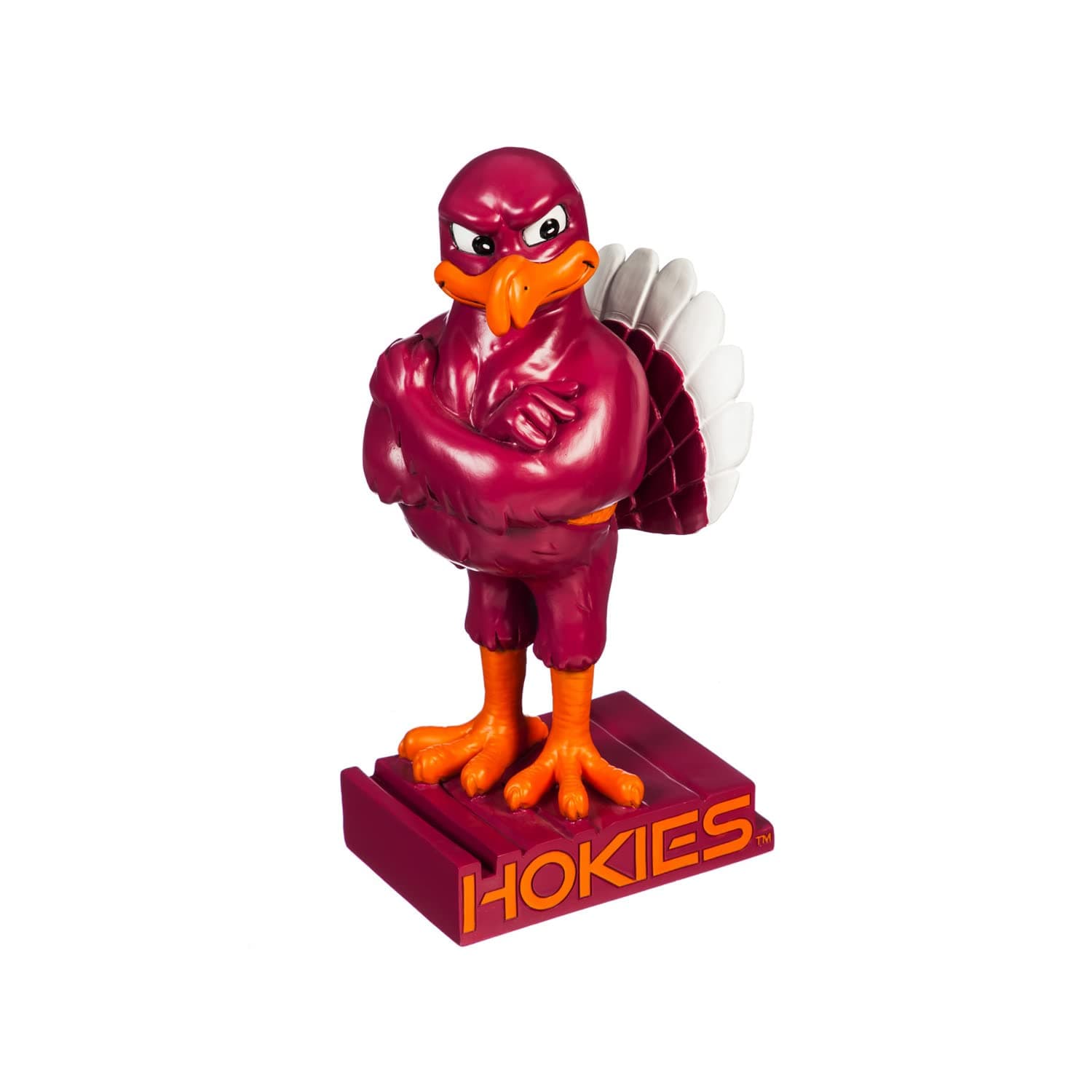 Team Sports America NCAA Virginia Tech Fun Colorful Mascot Statue 12 Inches Tall