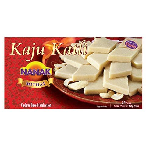 Kaju Katli (Cashew Sweet) 24pc