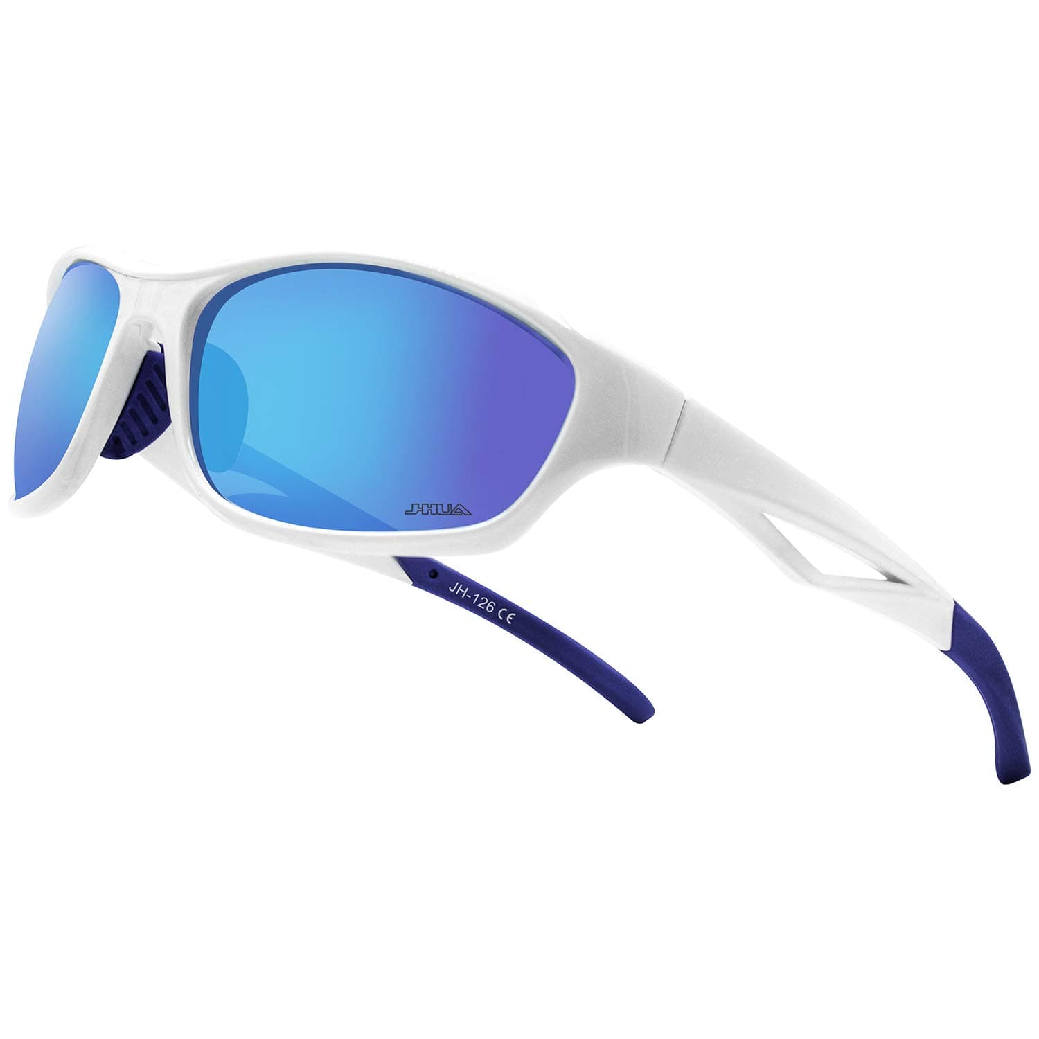 JHUA Polarized Sport Sunglasses Men Women Outdoor Cycling Fishing Shady Glasses