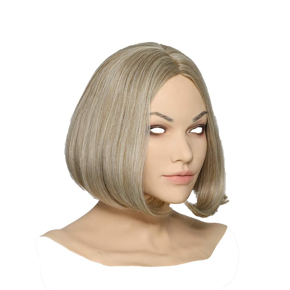 Hand-made Silicone Head Mask America Girl for Crossdresser Transgender Costumes Drag Queen