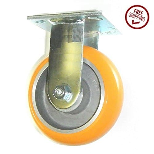 Industrial Grade 1NWG1 Caster Wheel, V Groove, 5 In, 900 Lb