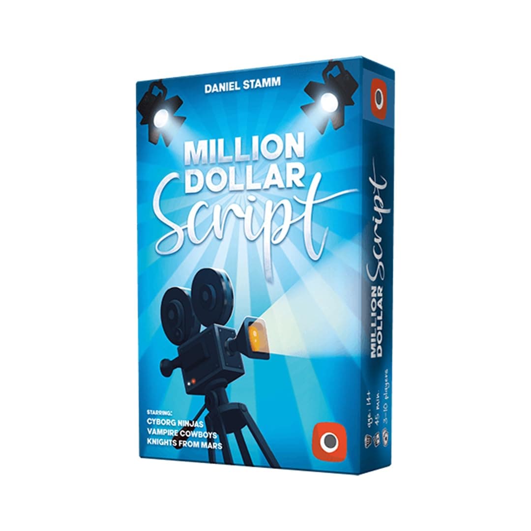 Portal Games | Million Dollar Script | Party Board Game, Creative Pitching & Storytelling, Hollywood Theme | 3 to 10 Players | 45–60 Minutes