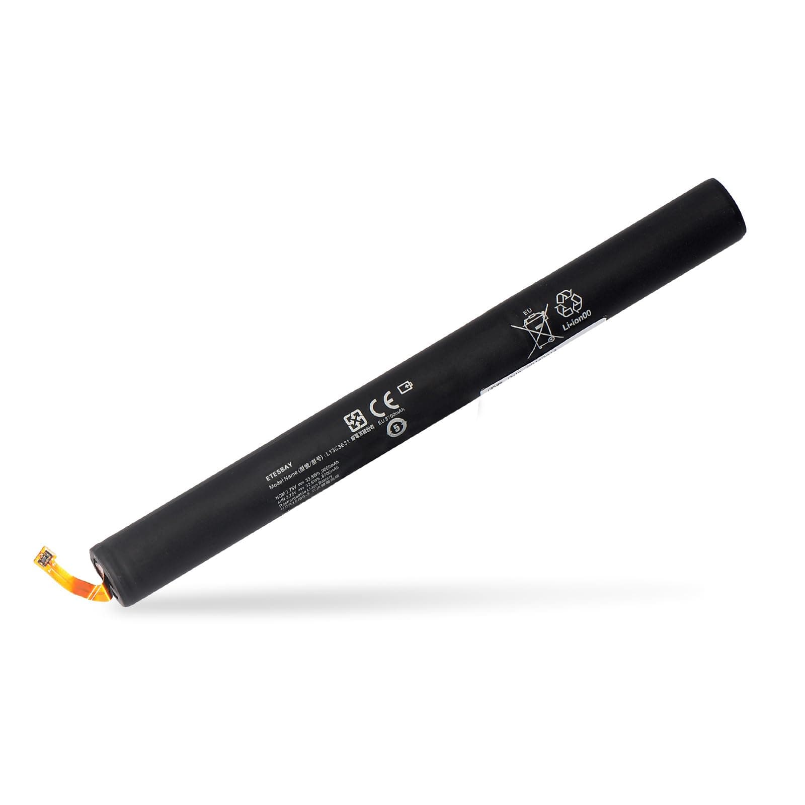 L13D3E31 Tablet Battery for Lenovo Yoga 10" B8000 B8080 60046 60047 60063 L13D3E31 B8000-F B8000-H B8080-H B8080-F [3.75V, 33.8WH, 9000mAh]