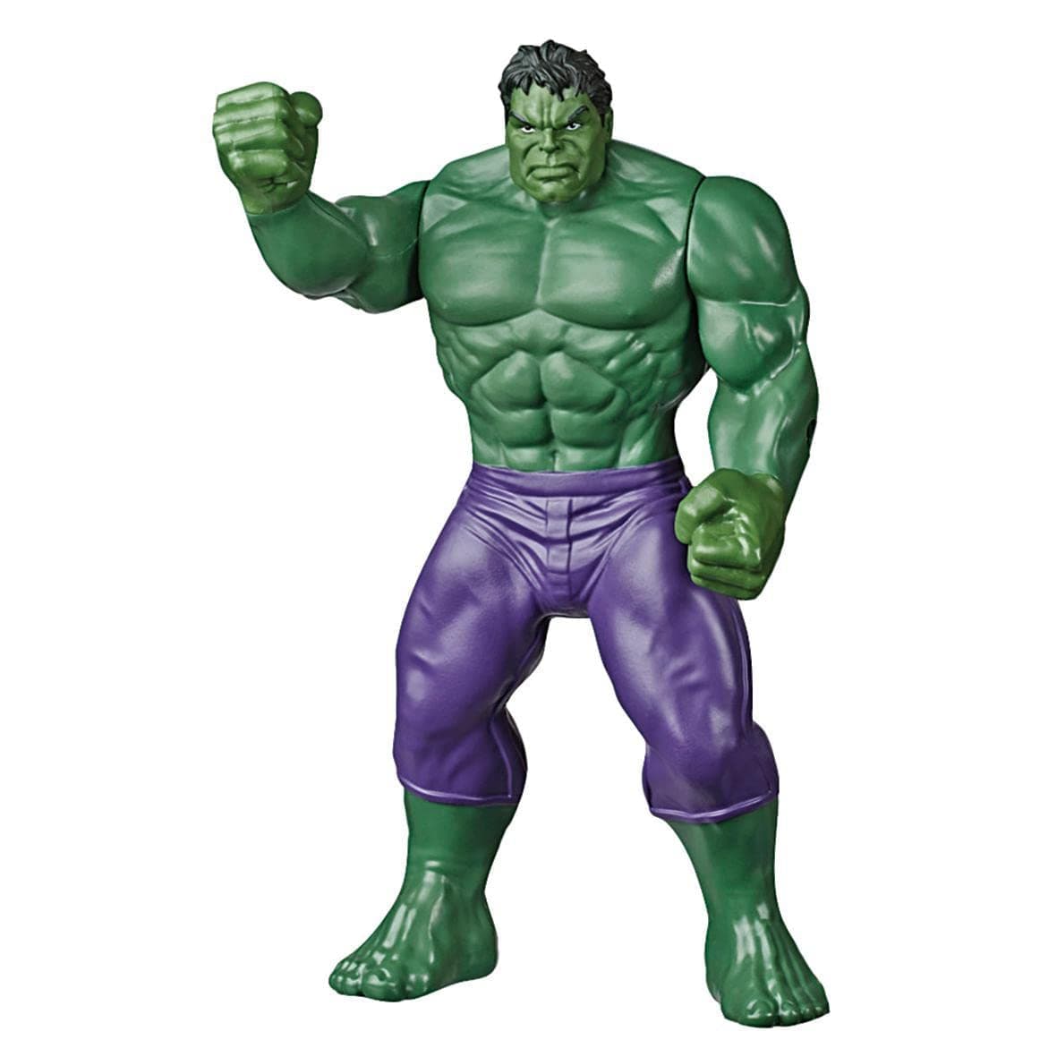 - MARVEL CLASSIC Hulk Toy 9.5-Inch Scale Collectible Super Hero Action Figure, Toys For Kids Ages 4 and Up
