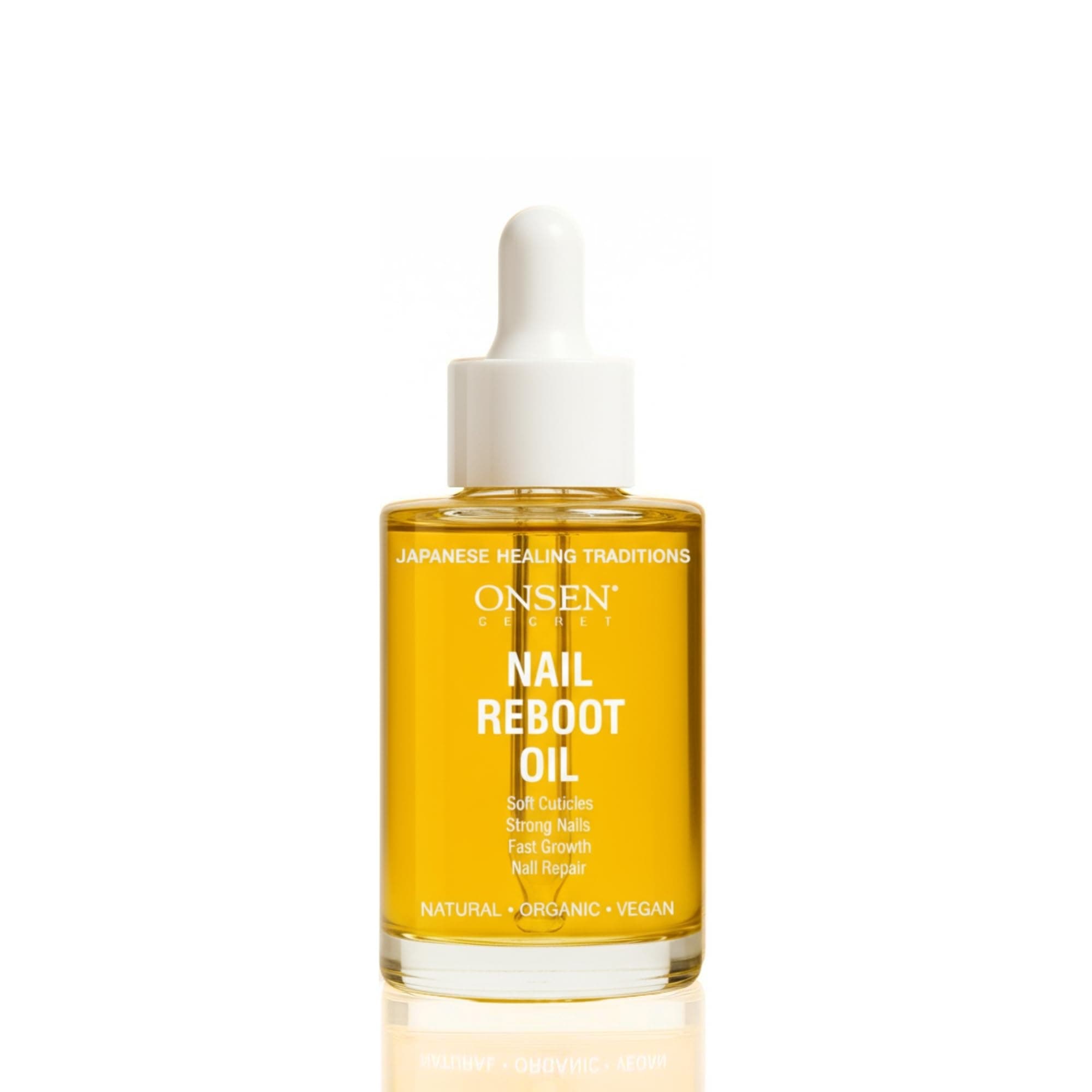 Nail & Cuticle Repair Oil (35ml) - Dry Oil Formula - Japanese Tsubaki, Tea Tree & Jojoba - Strengthens Nails, Repairs Cuticles, Hydrates Skin & Hair - Natural & Vegan