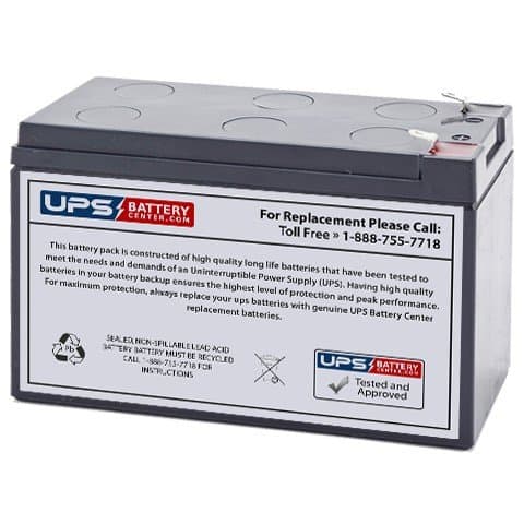 Werker WKA12-8F 12V 8Ah F1 Compatible Replacement Battery - Battery for Alarm Systems