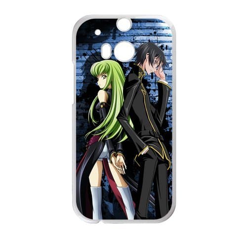 MeowStore Japanese Cartoon Code Geass Lelouch and C.C Phone Case Cover For HTC ONE M8