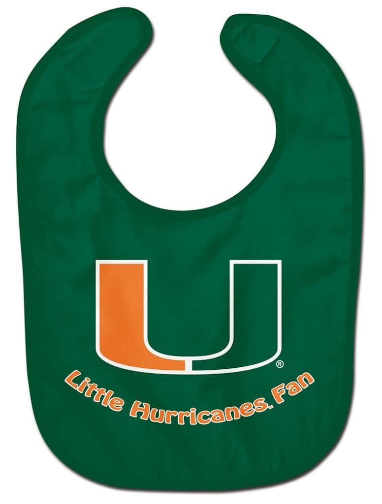 WinCraftWincraft NCAA University of Miami (Florida) WCRA2015814 All Pro Baby Bib