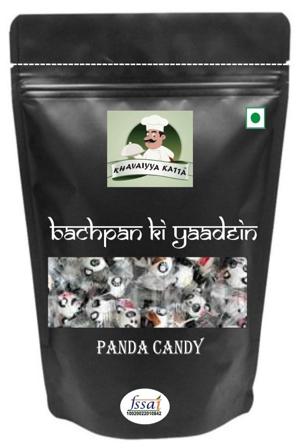 KHAVAIYYA KATTA'S (BACHPAN KI YAADEIN) PANDA Candy Bachpan ki Chatpati Goli Just for Everyone.PACK OF 250GMFT Goli Just for Everyone.PACK OF 250GM